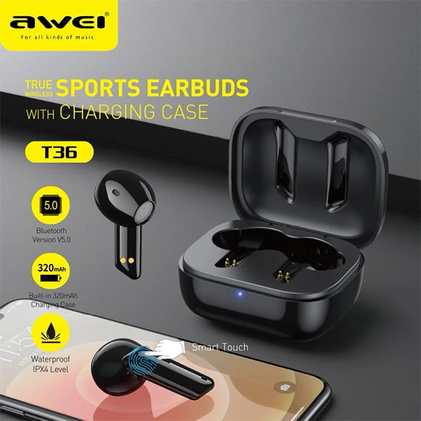 هدفون بی سیم awei مدل T36