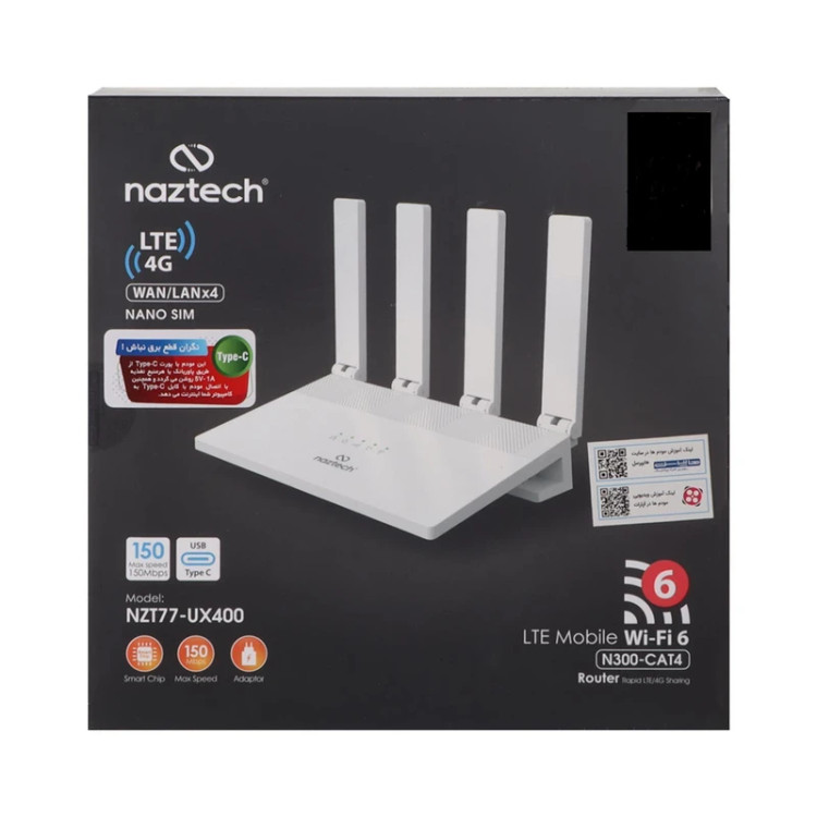 مودم 4G LTE نزتک مدل 77UX400 open box