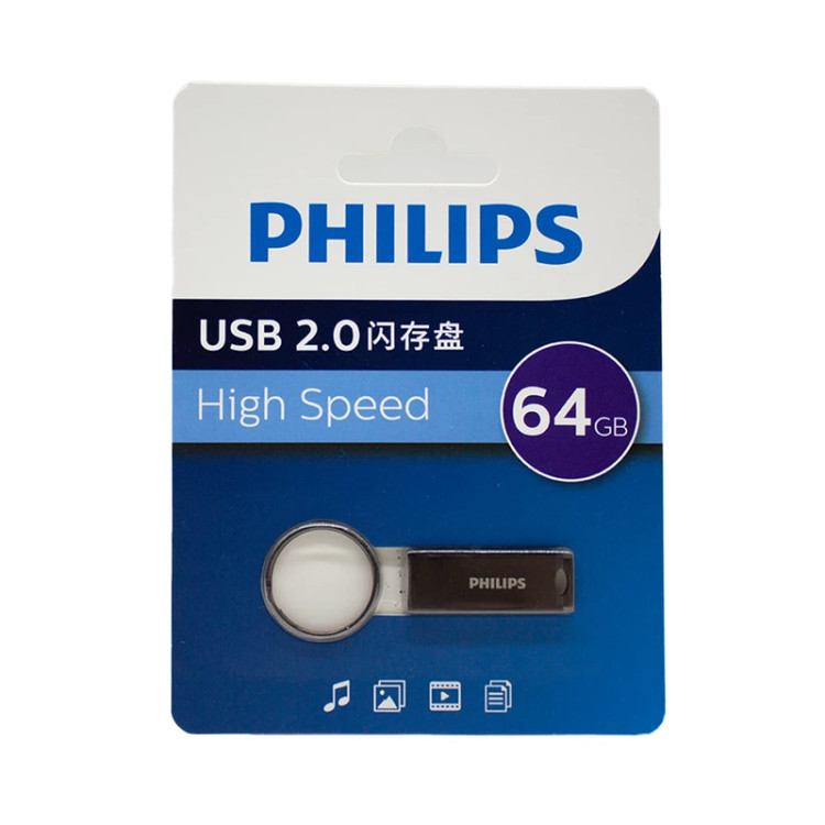 فلش مموری فیلیپس مدل FM21UA-B ظرفیت 64گیگابایت با رابط USB 2.0