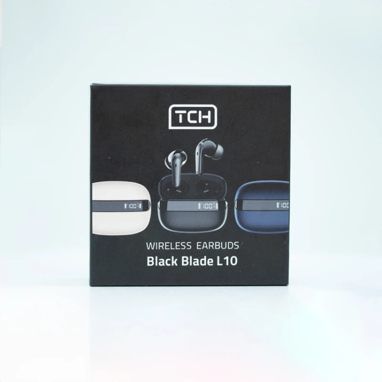 هدفون بلوتوثی تی سی اچ مدل Black Blade L10 با نویز کنسلینگ میکروفون (ENC)، درگاه شارژ USB Type-C، مقاوم در برابر پاشش آب و عرق (IPX4)