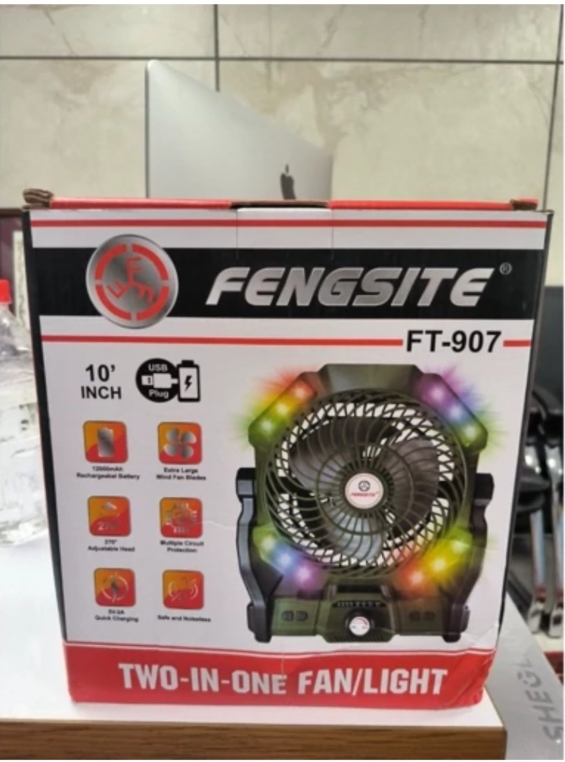 پنکه رو میزی برند FENGSITE مدلFT-907 اندازه 10 اینچ