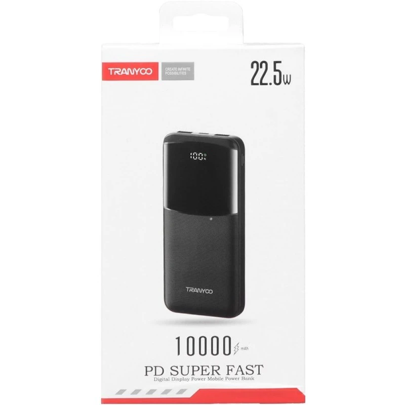 پاور بانک ترانیو مدل T-K06 ظرفیت 10000 میلی آمپر ساعت