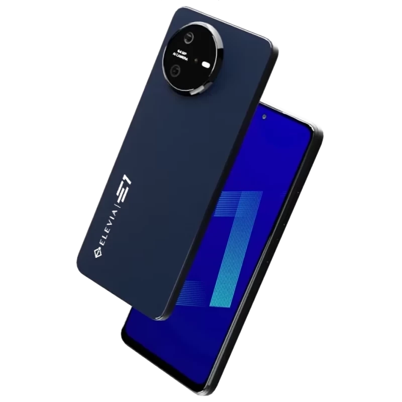 گوشی موبایل Elevia مدل E1 (RAM 8+8) ظرفیت 256GB - سرمه ای (به همراه شارژر 30W و محافظ صفحه نمایش)