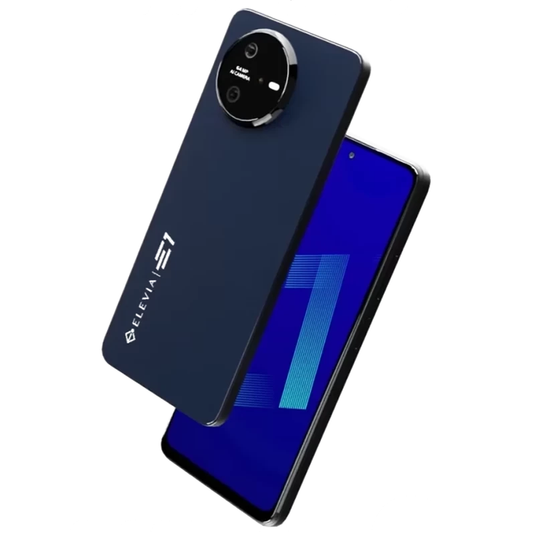 گوشی موبایل Elevia مدل E1 (RAM 8+8) ظرفیت 256GB - سرمه ای (به همراه شارژر 30W و محافظ صفحه نمایش)