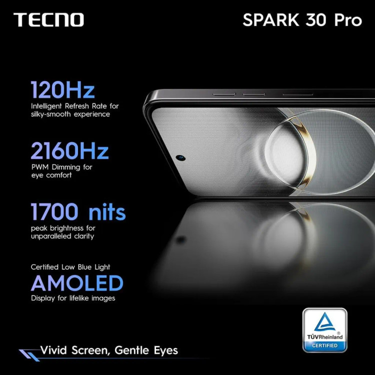 گوشی تکنو Spark 30 Pro | حافظه 256 رم 8 گیگابایت